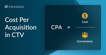 Formula for calculating cost per acquisition
