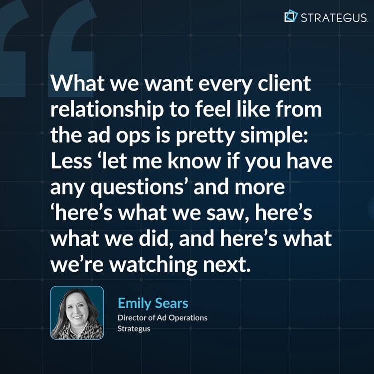 Emily Sears on Programmatic Optimization - Social Graphic