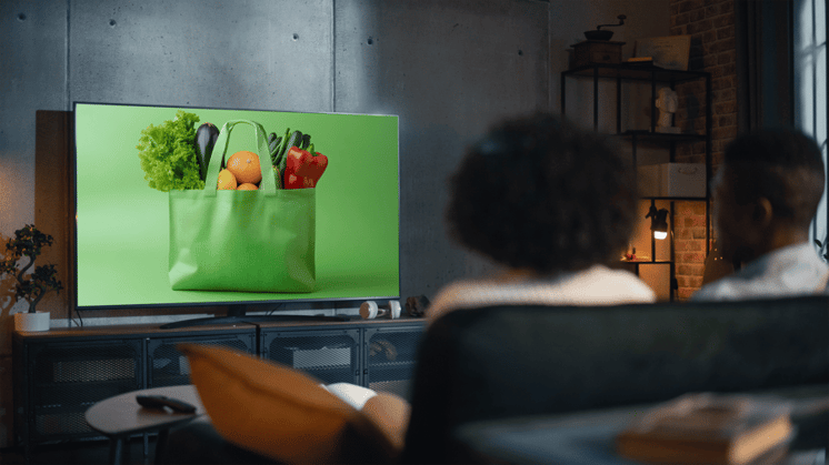 Seeing an ad for a local health food store during the nightly news