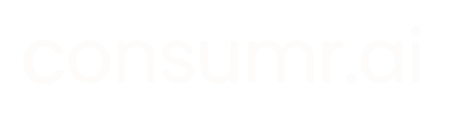 consumr.ai logo - white