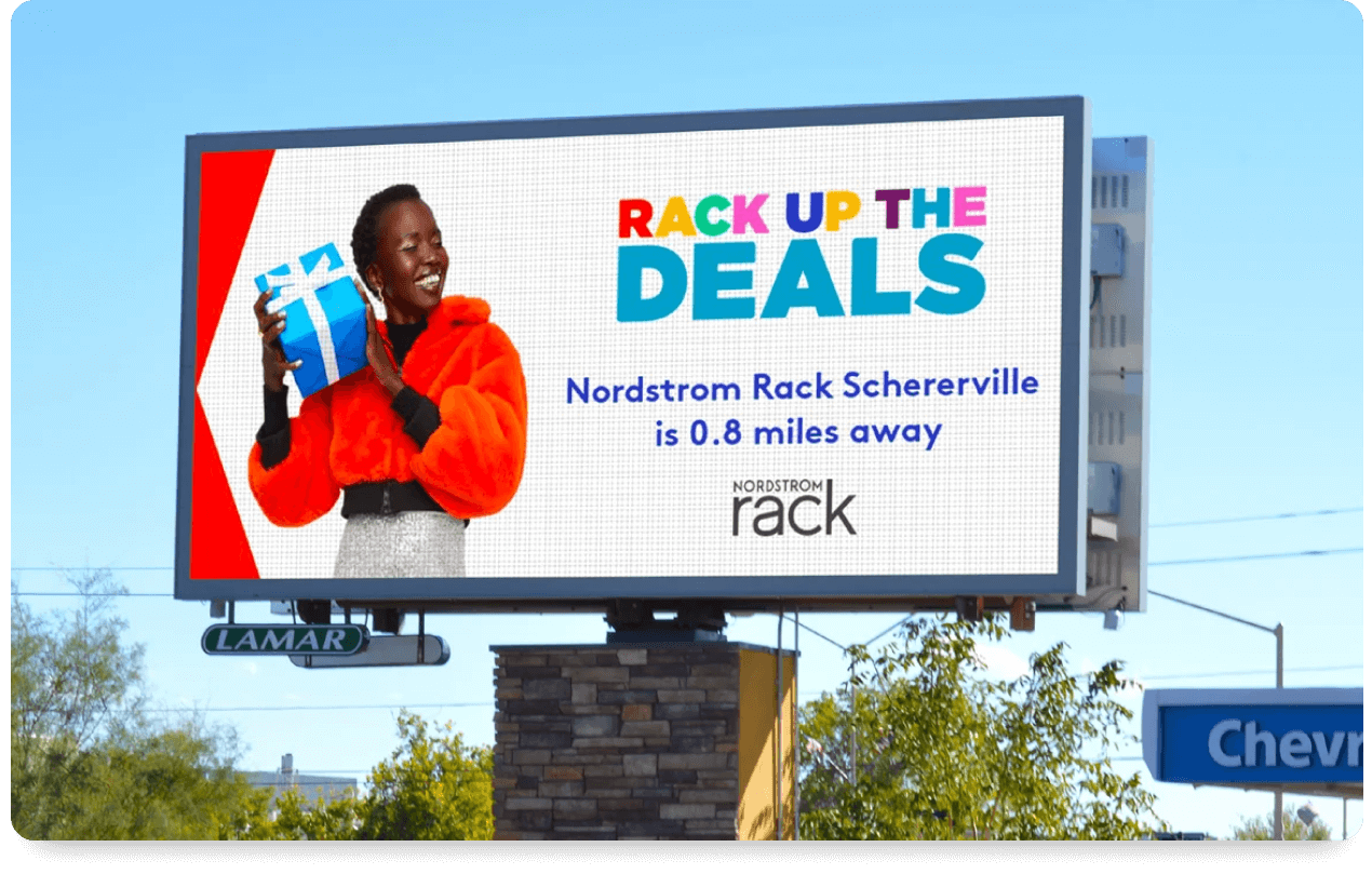 digital out-of-home advertising billboard