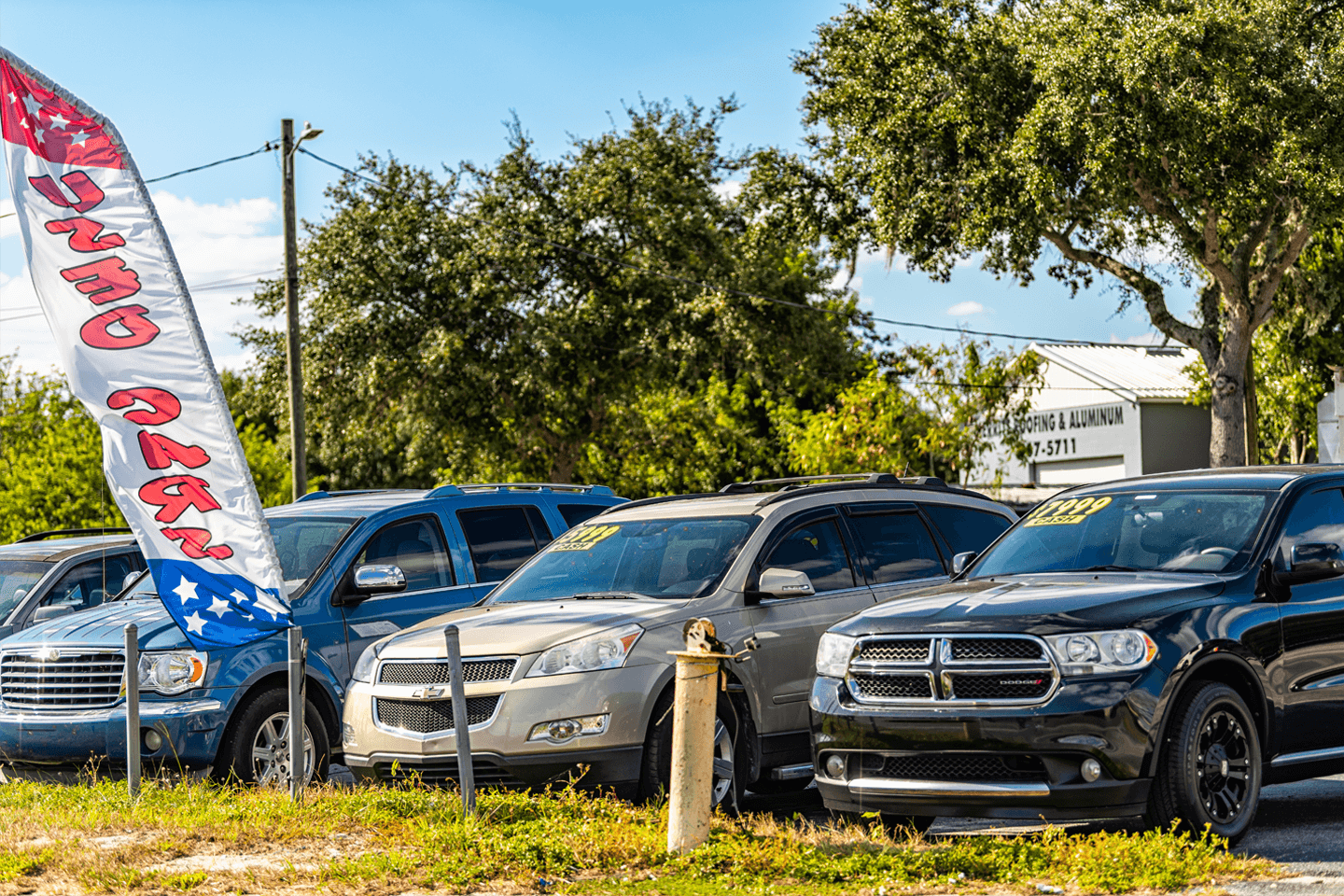 used car lot