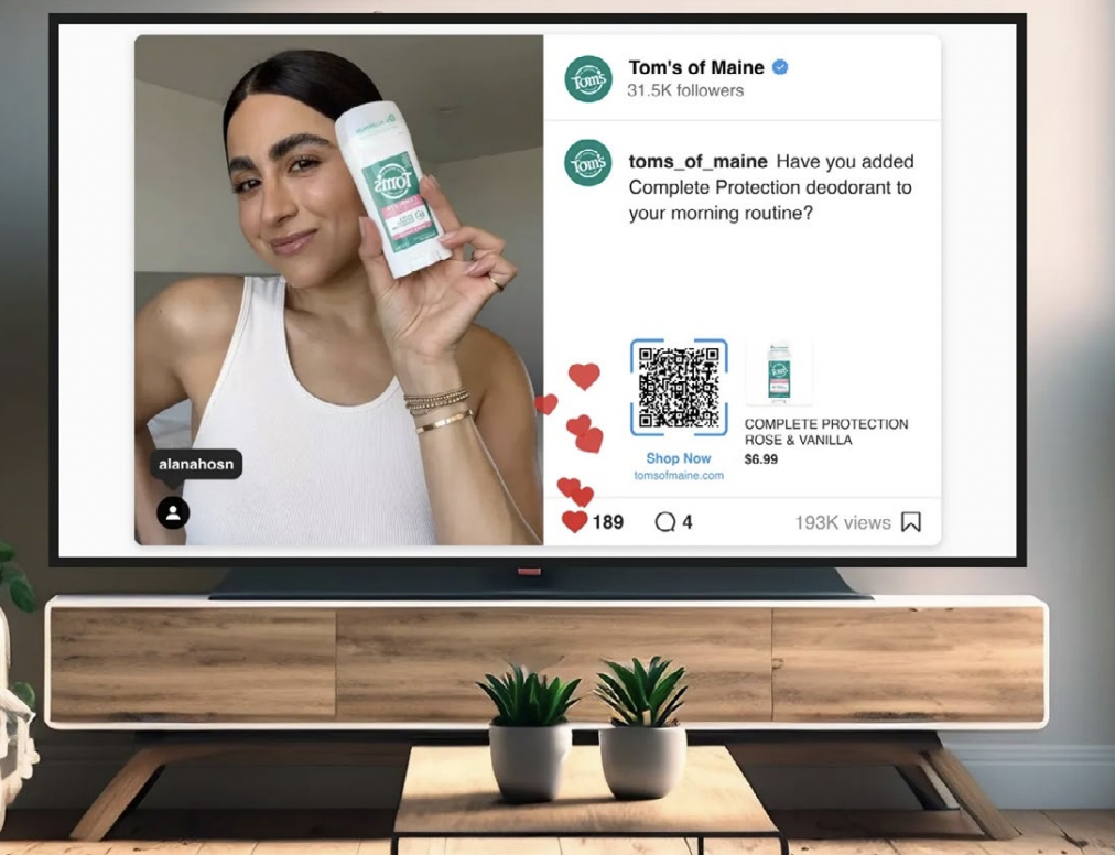 Invites a tap that opens your site